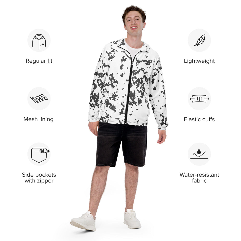 Finnish M05 Lumikuvio Snow CAMO Men’s windbreaker - Mens Windbreaker