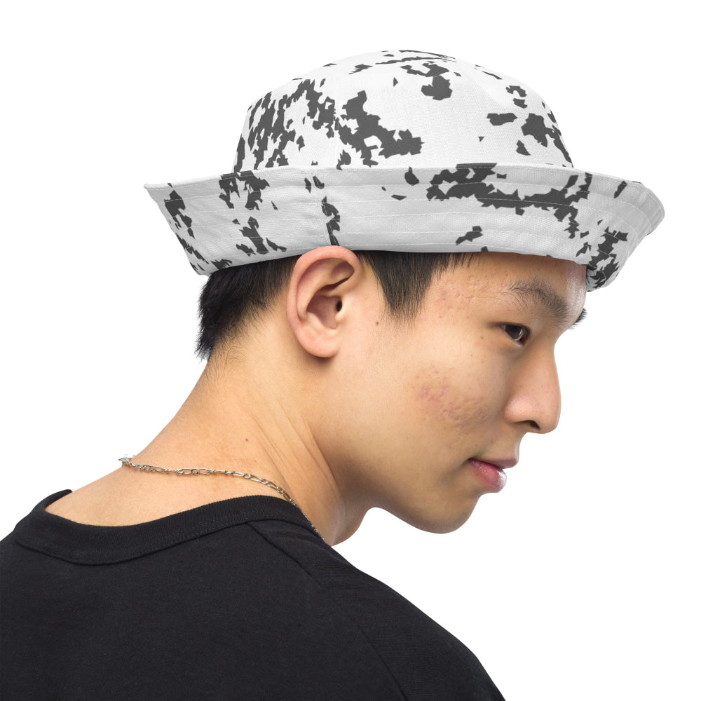 Finnish M05 Lumikuvio Snow CAMO Reversible bucket hat - Bucket Hat