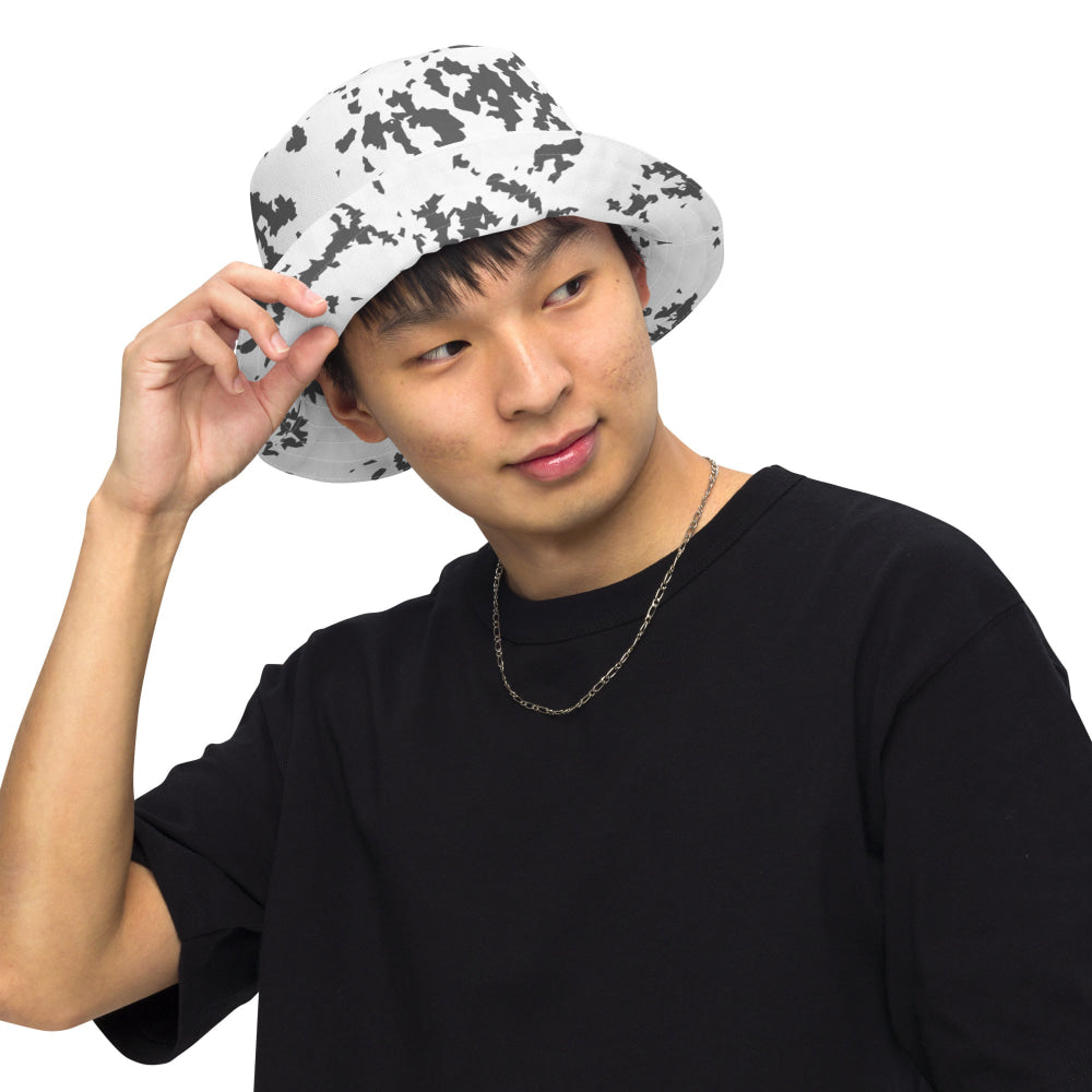 Finnish M05 Lumikuvio Snow CAMO Reversible bucket hat - Bucket Hat