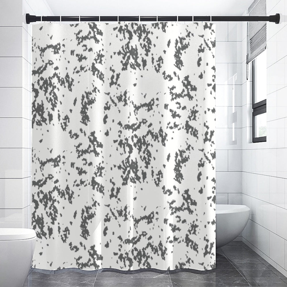 Finnish M05 Lumikuvio Snow CAMO Shower Curtain - 150*180CM(59.1’’*70.9’’) / White