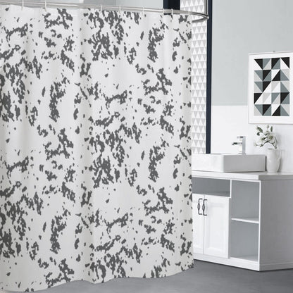 Finnish M05 Lumikuvio Snow CAMO Shower Curtain