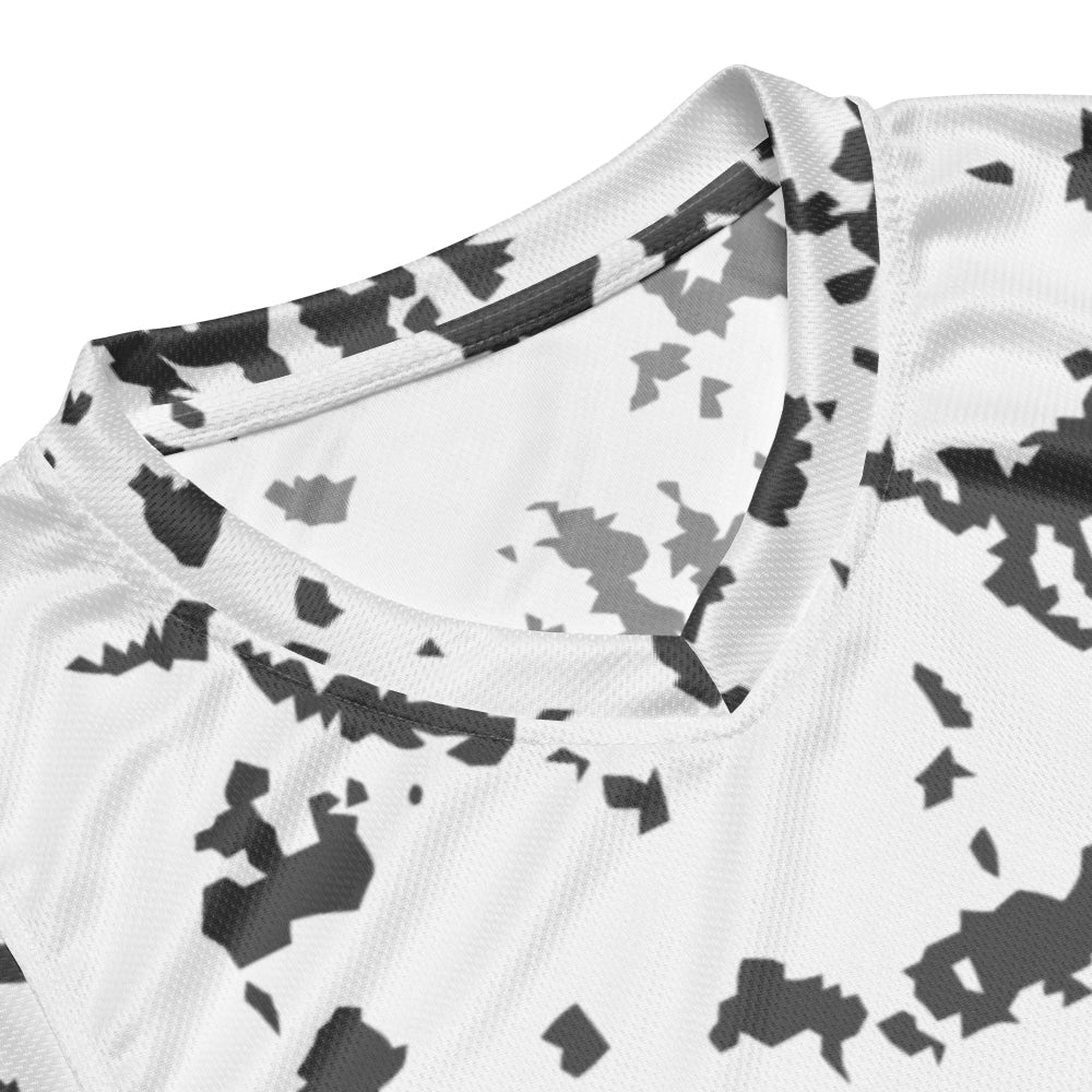 Finnish M05 Lumikuvio Snow CAMO unisex basketball jersey - Unisex Basketball Jersey