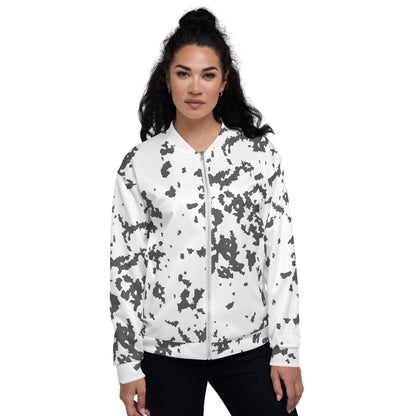 Finnish M05 Lumikuvio Snow CAMO Unisex Bomber Jacket