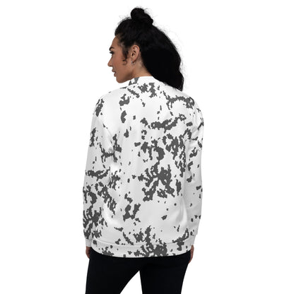 Finnish M05 Lumikuvio Snow CAMO Unisex Bomber Jacket