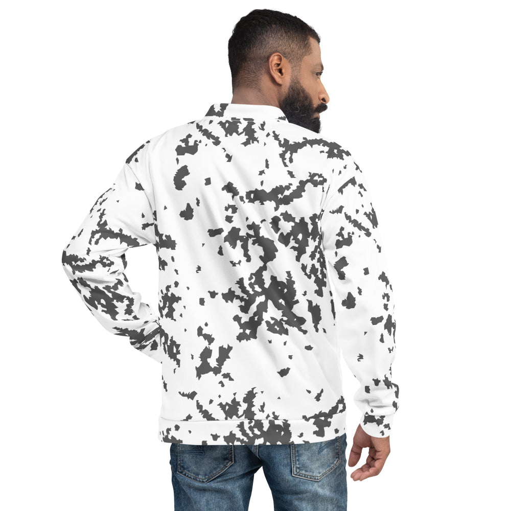 Finnish M05 Lumikuvio Snow CAMO Unisex Bomber Jacket