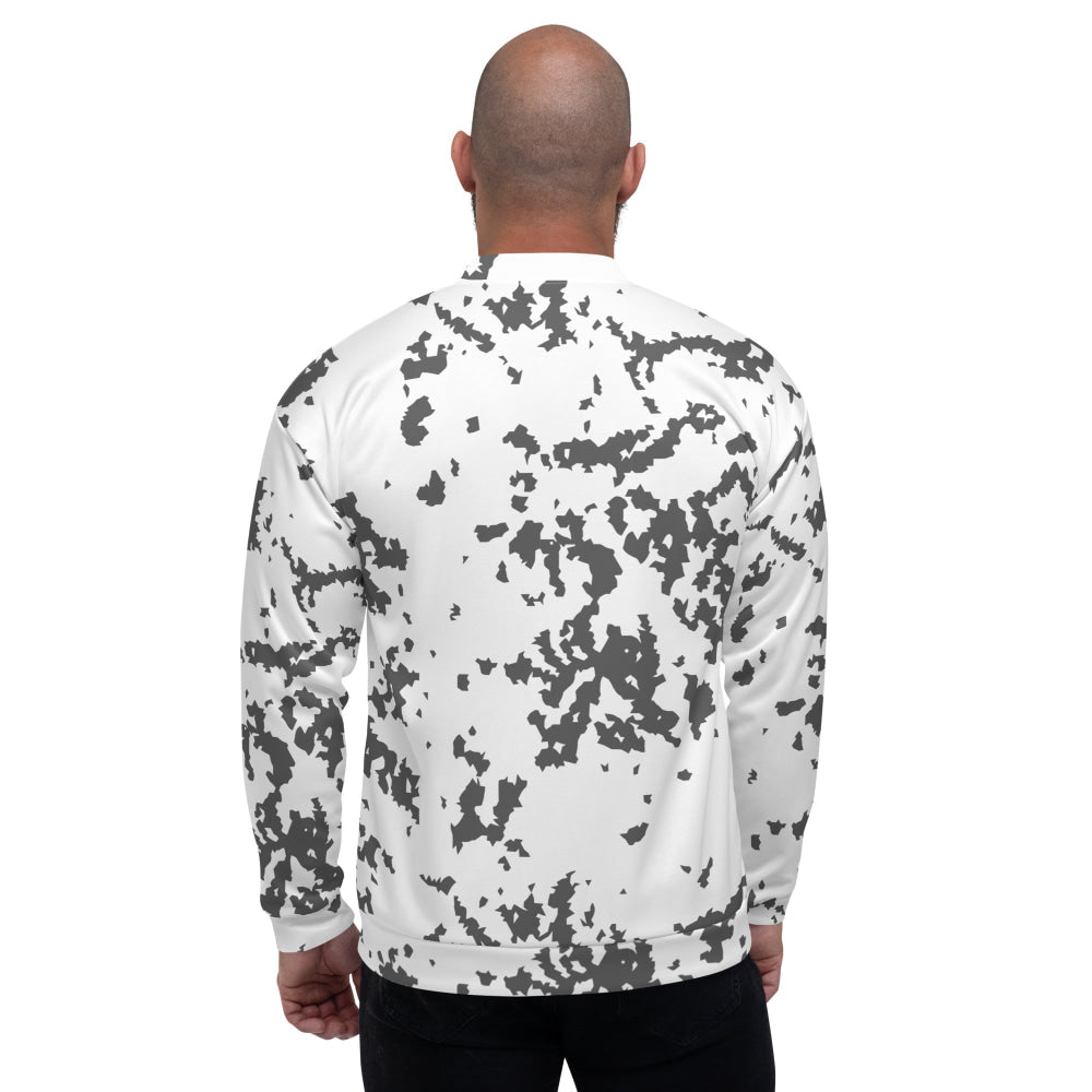 Finnish M05 Lumikuvio Snow CAMO Unisex Bomber Jacket