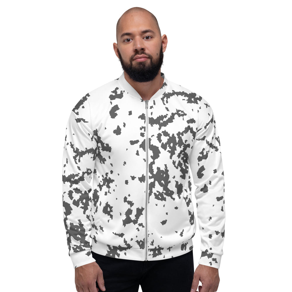 Finnish M05 Lumikuvio Snow CAMO Unisex Bomber Jacket