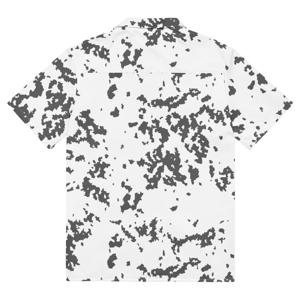 Finnish M05 Lumikuvio Snow CAMO Unisex button shirt - Button Shirt