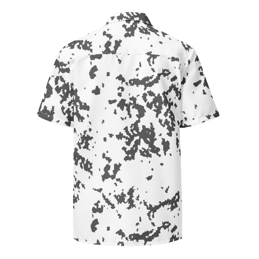 Finnish M05 Lumikuvio Snow CAMO Unisex button shirt - Button Shirt