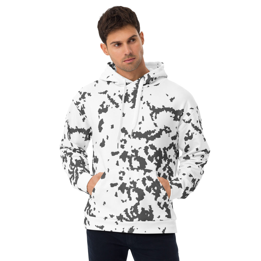 Finnish M05 Lumikuvio Snow CAMO Unisex Hoodie - 2XS