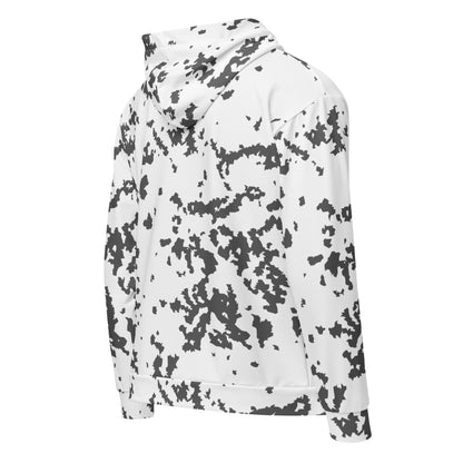 Finnish M05 Lumikuvio Snow CAMO Unisex zip hoodie - Zip Hoodie