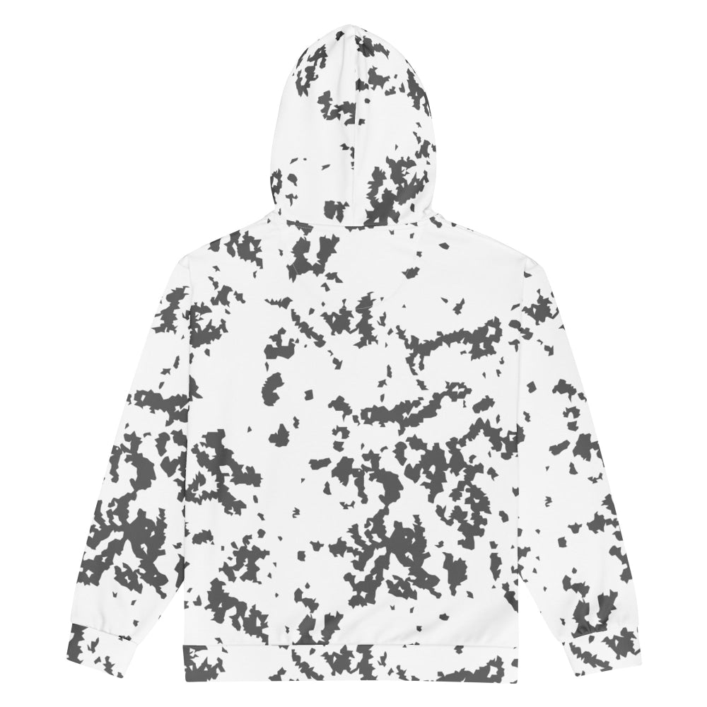 Finnish M05 Lumikuvio Snow CAMO Unisex zip hoodie - Zip Hoodie