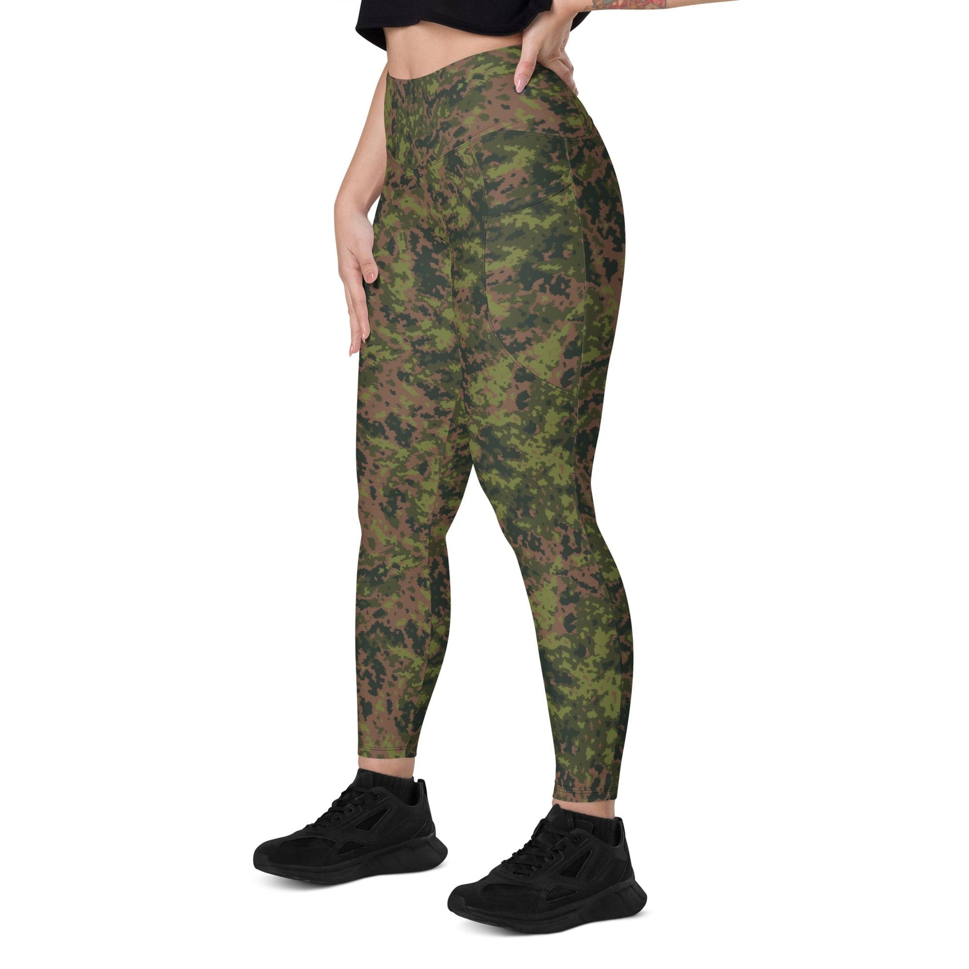 Finnish M05 Maastokuvio CAMO Leggings with pockets - Womens With Pockets