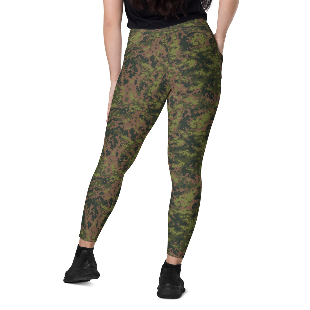 Finnish M05 Maastokuvio CAMO Leggings with pockets - Womens With Pockets