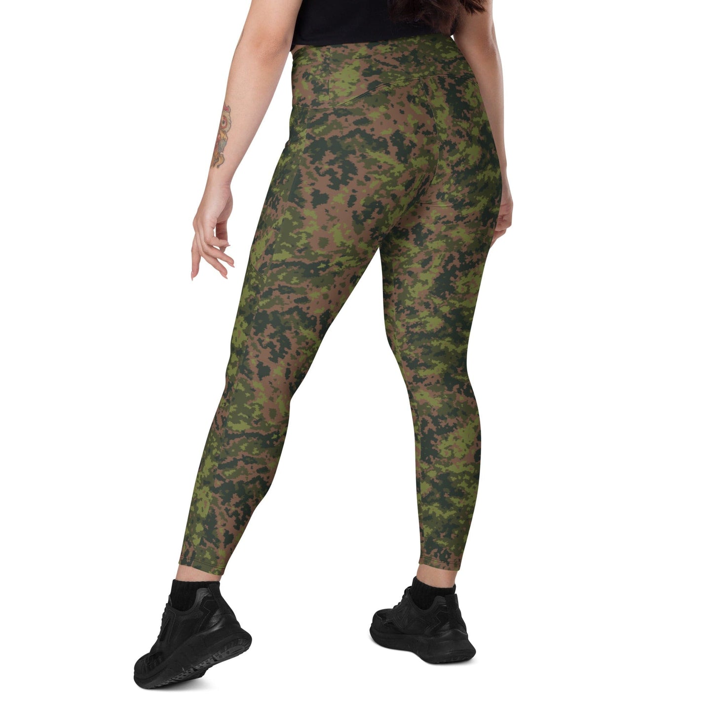 Finnish M05 Maastokuvio CAMO Leggings with pockets - Womens With Pockets