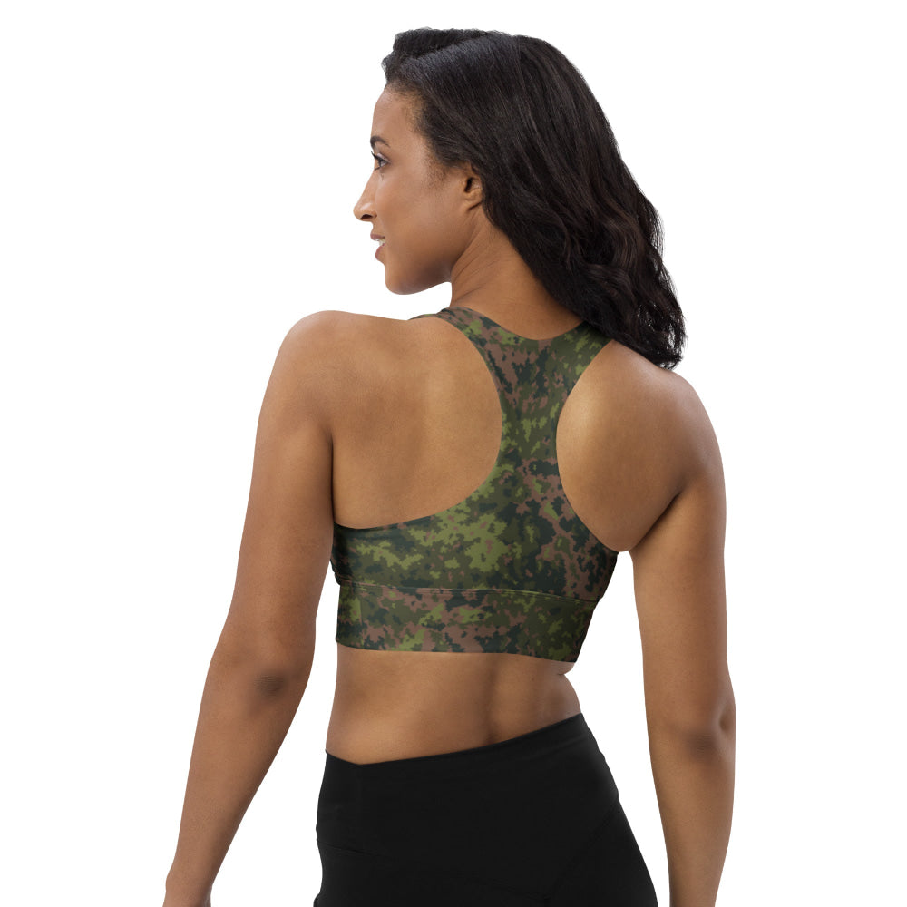 Finnish M05 Maastokuvio CAMO Longline sports bra - Womens Sports Bra