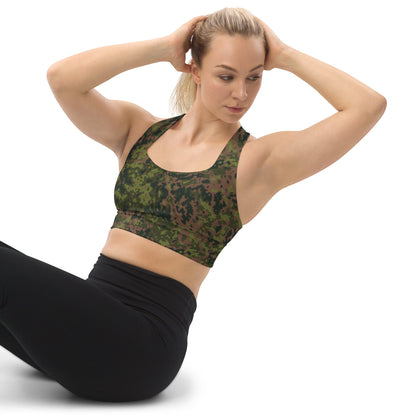 Finnish M05 Maastokuvio CAMO Longline sports bra - Womens Sports Bra