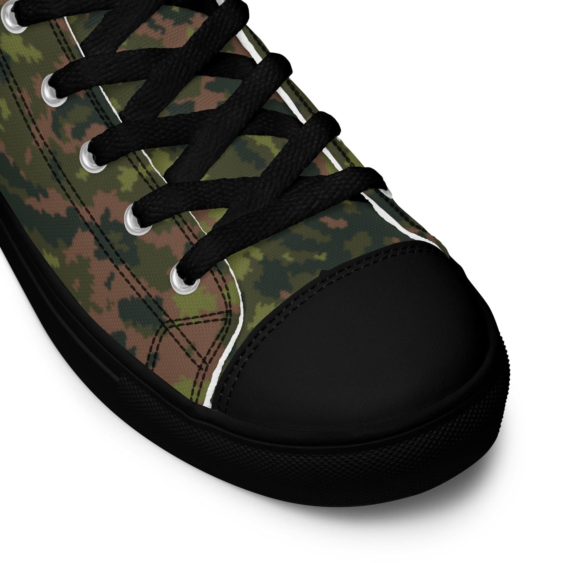 Finnish M05 Maastokuvio CAMO Men’s high top canvas shoes - Mens High Top Canvas Shoes