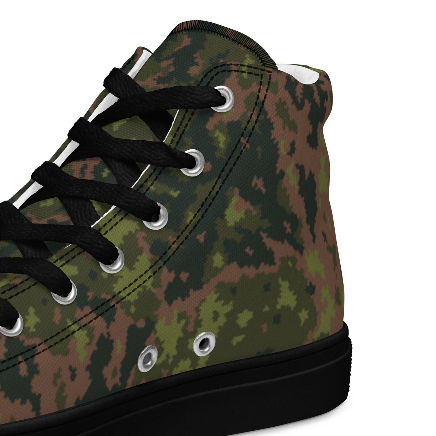 Finnish M05 Maastokuvio CAMO Men’s high top canvas shoes - Mens High Top Canvas Shoes