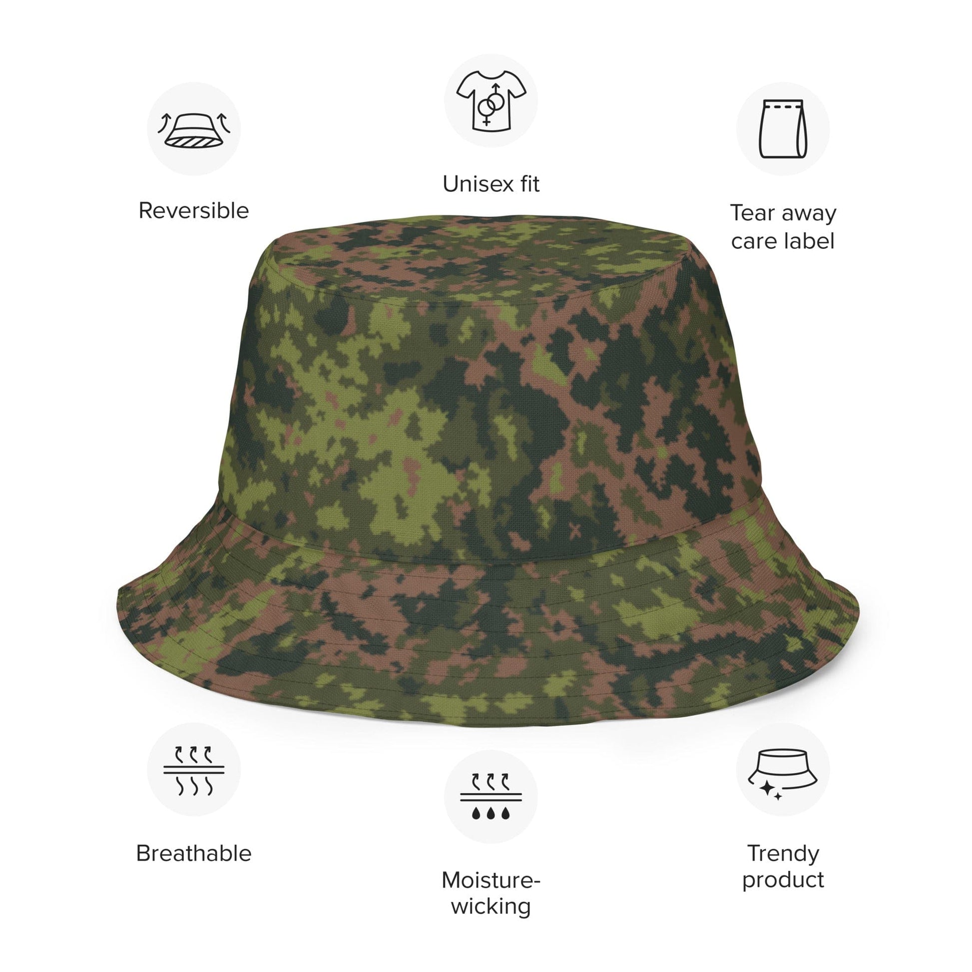 Finnish M05 Maastokuvio CAMO Reversible bucket hat - Bucket Hat