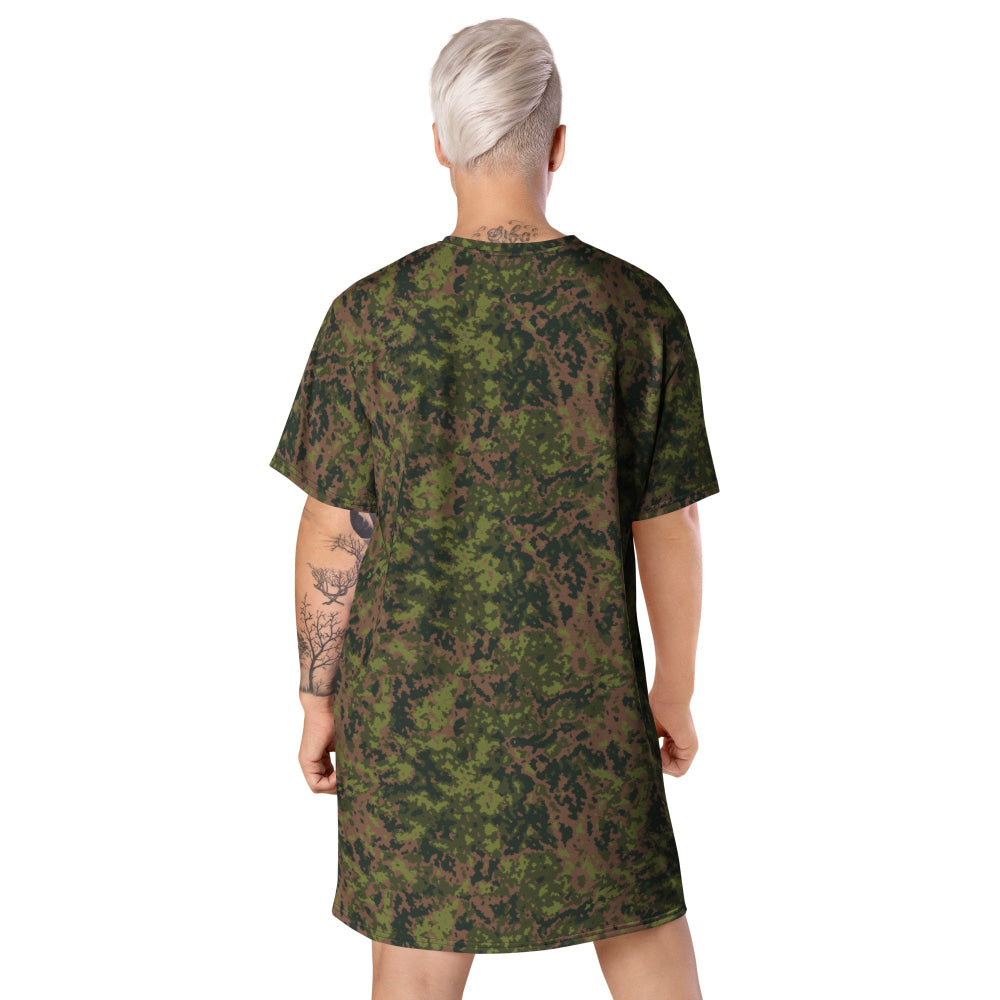 Finnish M05 Maastokuvio CAMO T-shirt dress - Womens T-Shirt Dress