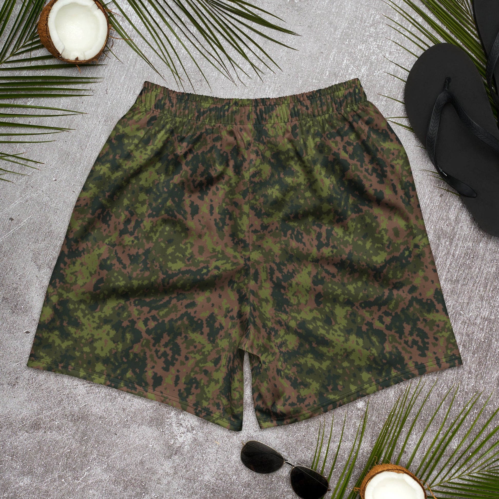 Finnish M05 Maastokuvio CAMO Unisex Athletic Long Shorts