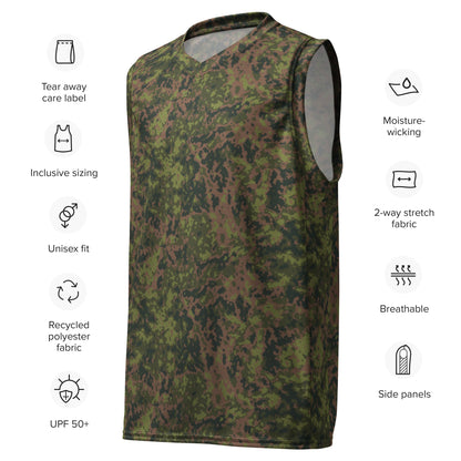 Finnish M05 Maastokuvio CAMO unisex basketball jersey Basketball Jerseys