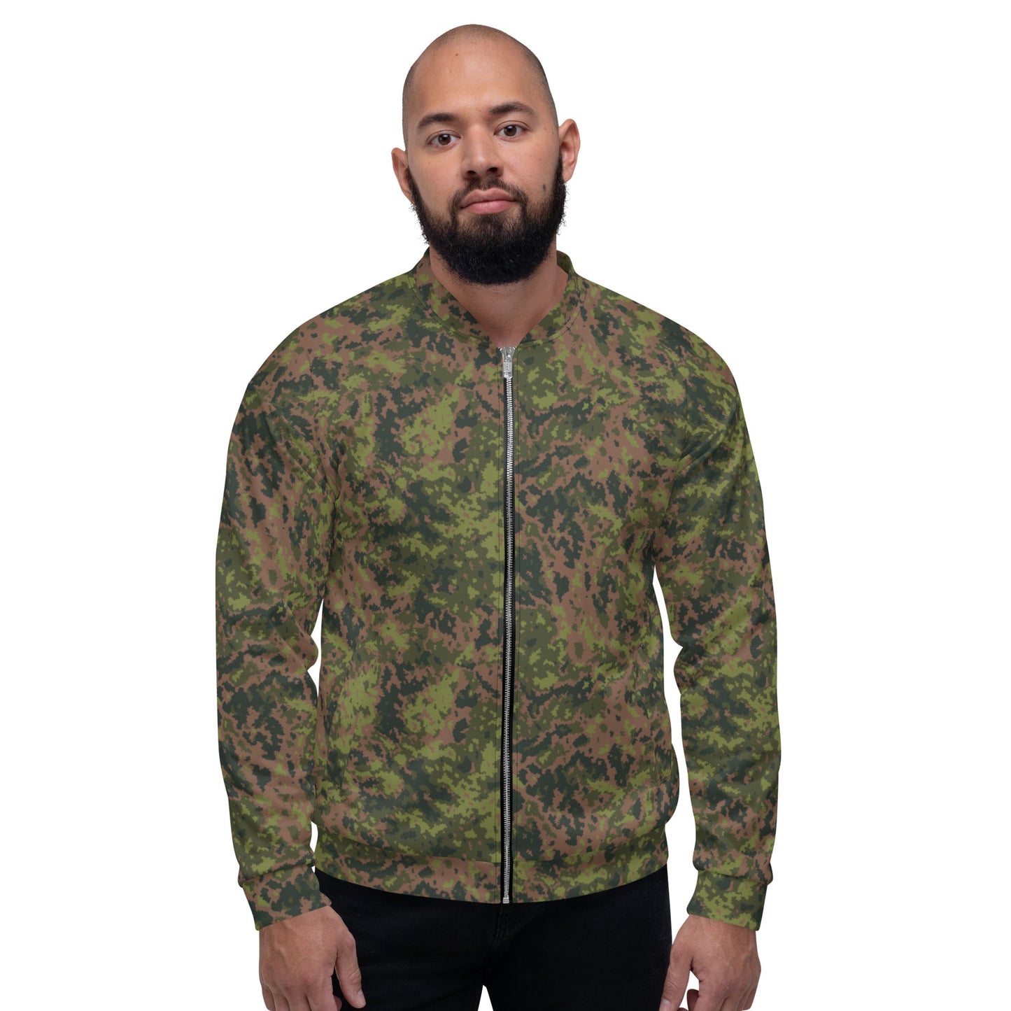 Finnish M05 Maastokuvio CAMO Unisex Bomber Jacket - Jackets