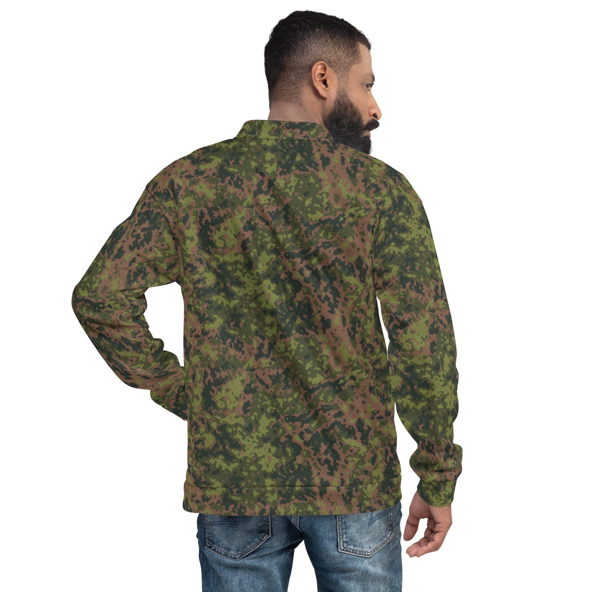 Finnish M05 Maastokuvio CAMO Unisex Bomber Jacket - Jackets
