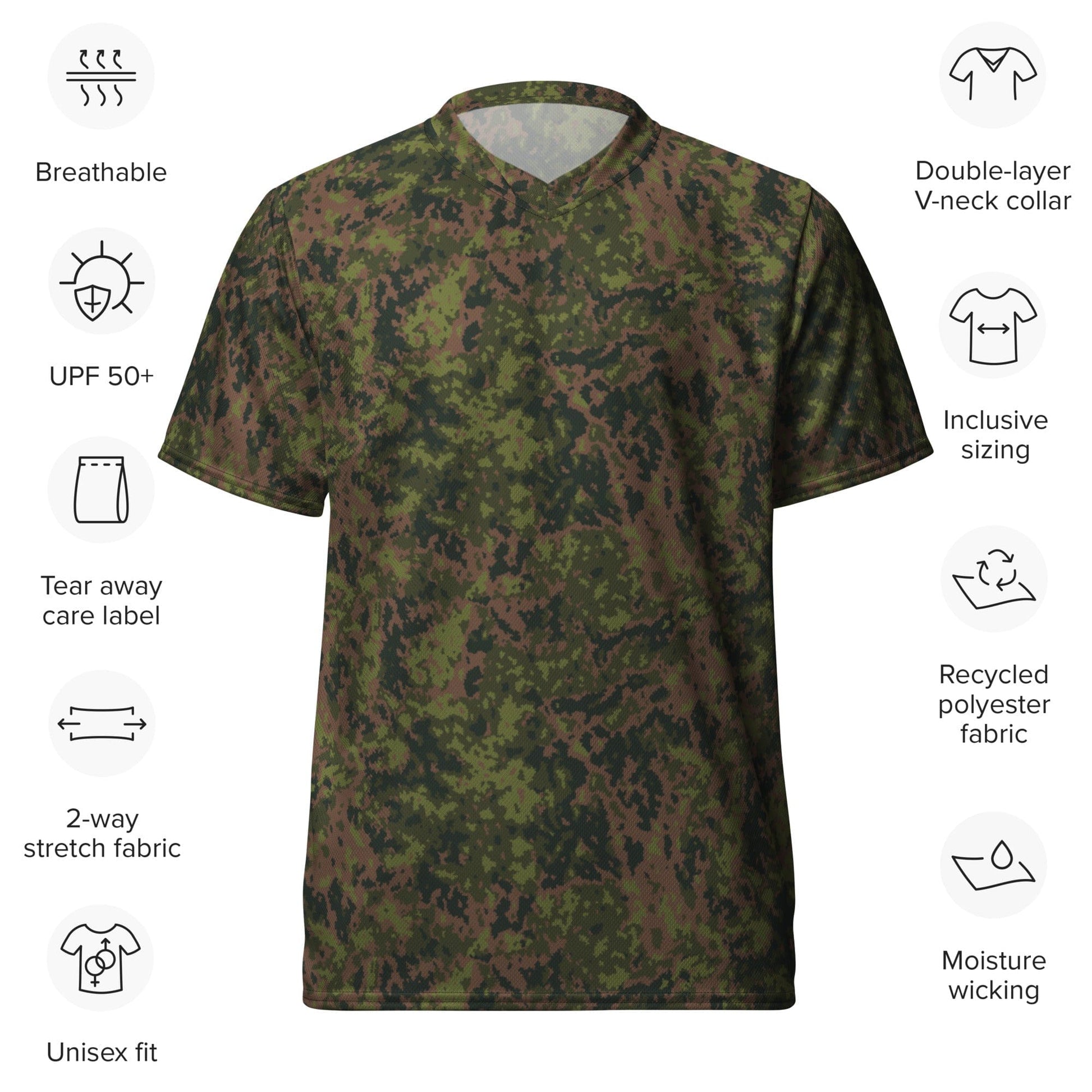 Finnish M05 Maastokuvio CAMO unisex sports jersey - Unisex Sports Jersey