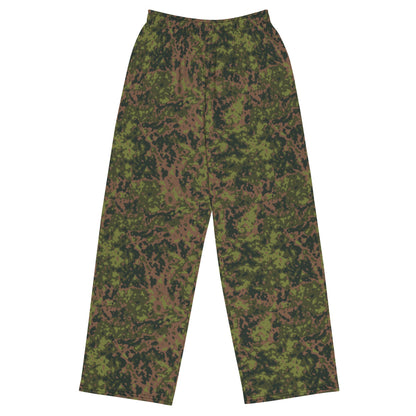 Finnish M05 Maastokuvio CAMO unisex wide-leg pants - 2XS - Unisex Wide-Leg Pants