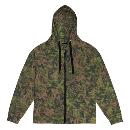 Finnish M05 Maastokuvio CAMO Unisex zip hoodie 2XS Zip Hoodies