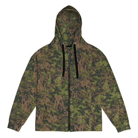 Finnish M05 Maastokuvio CAMO Unisex zip hoodie 2XS Zip Hoodies