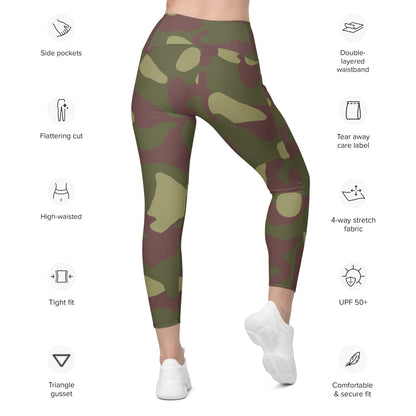 Finnish M62 CAMO Leggings with pockets - Womens With Pockets