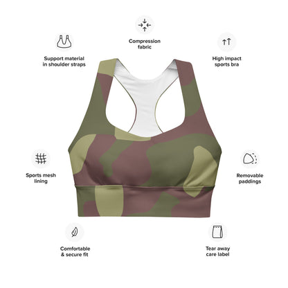 Finnish M62 CAMO Longline sports bra - Womens Sports Bra