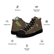 M62 Cucumber Relish CAMO Mens High-Top Canvas Shoes