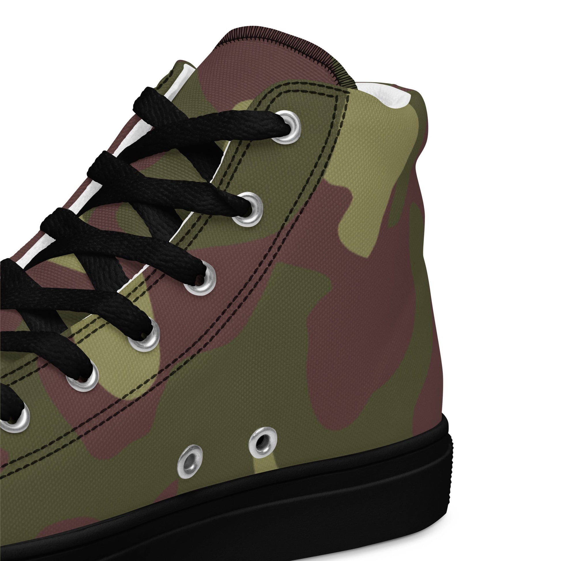 Finnish M62 CAMO Mens high top canvas shoes - High Top Canvas Shoes
