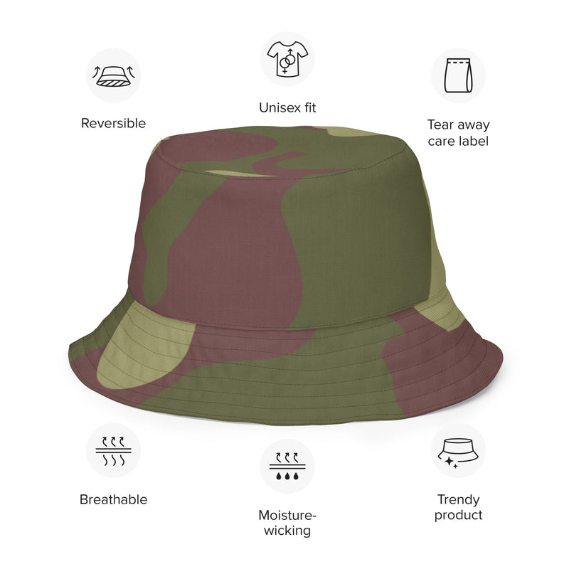 M62 Cucumber Relish CAMO Reversible Bucket Hat - Head