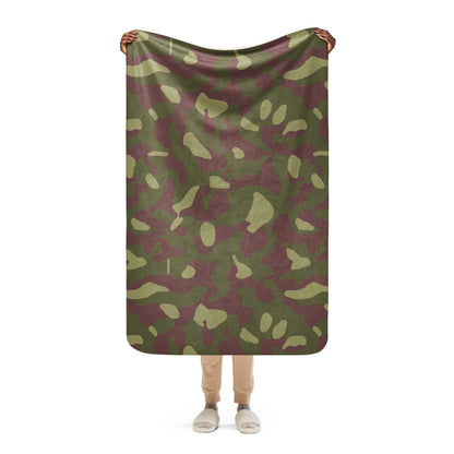 Finnish M62 CAMO Sherpa blanket - 37″×57″ - Blanket