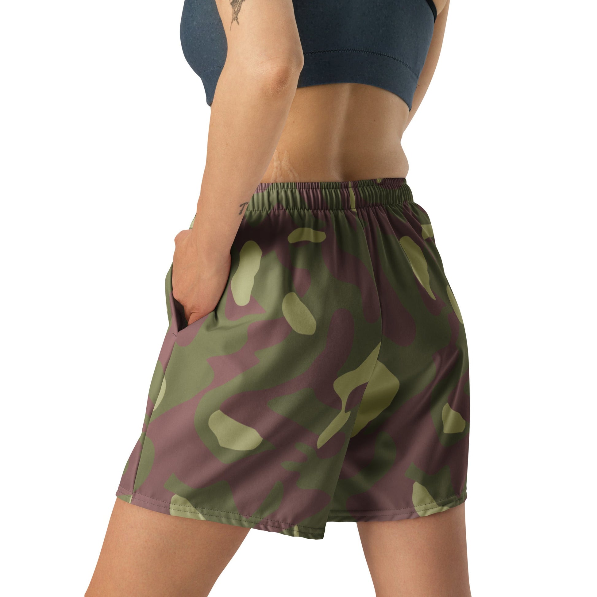 Finnish M62 CAMO Unisex Athletic Long Shorts