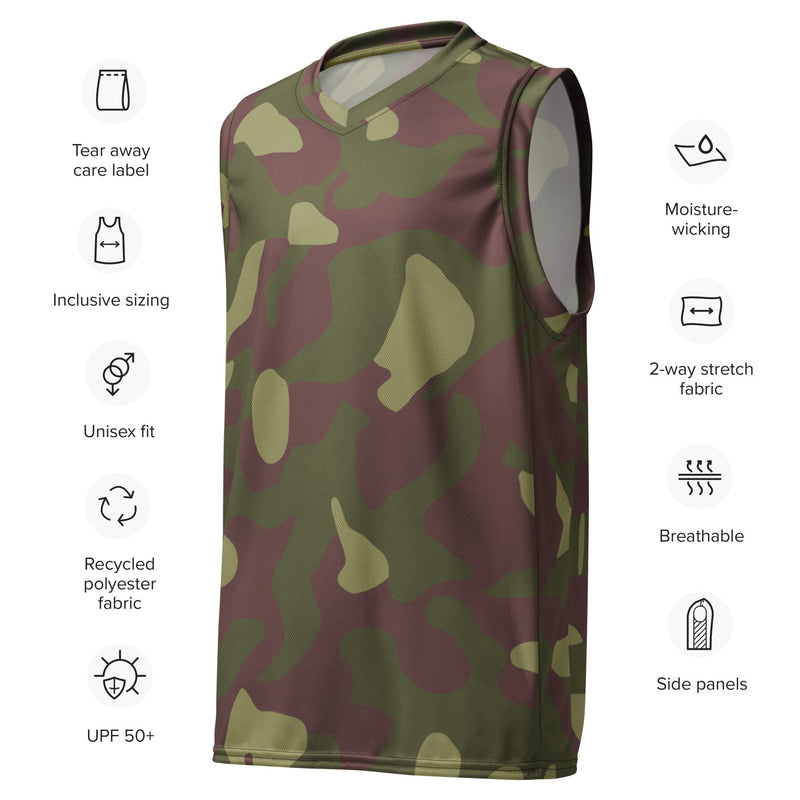 M62 Cucumber Relish CAMO Unisex Basketball Jersey