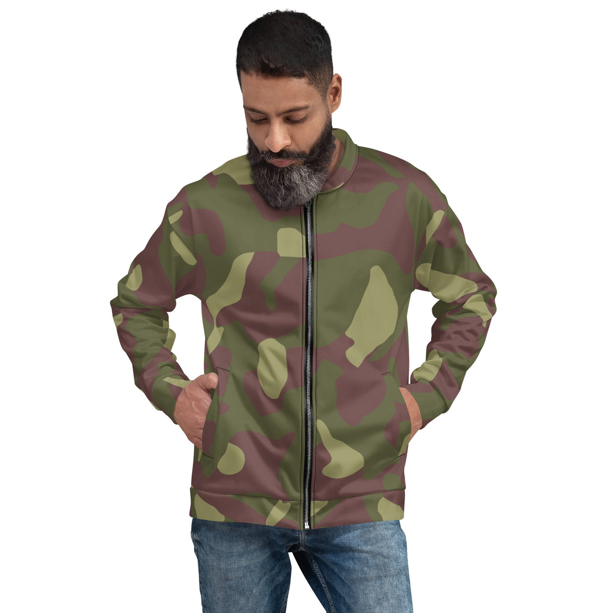 CAMO HQ - M62 Cucumber Relish CAMO Unisex Bomber Jacket