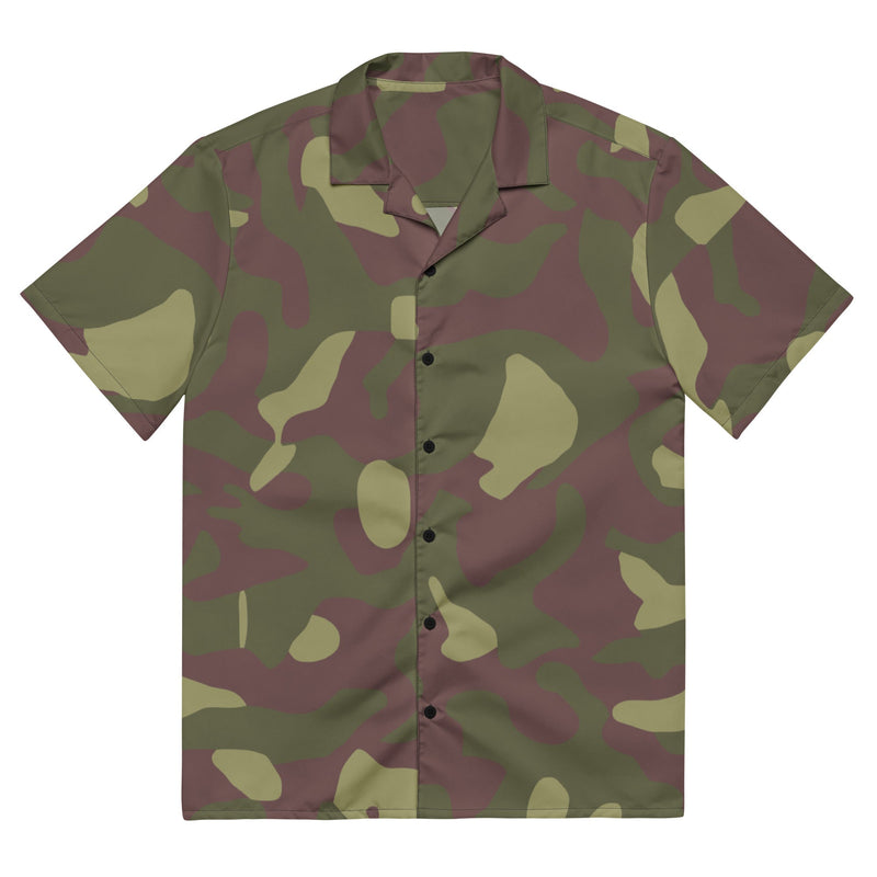 M62 Cucumber Relish CAMO Unisex Short-Sleeve Button Shirt - 2XS - Button-Up