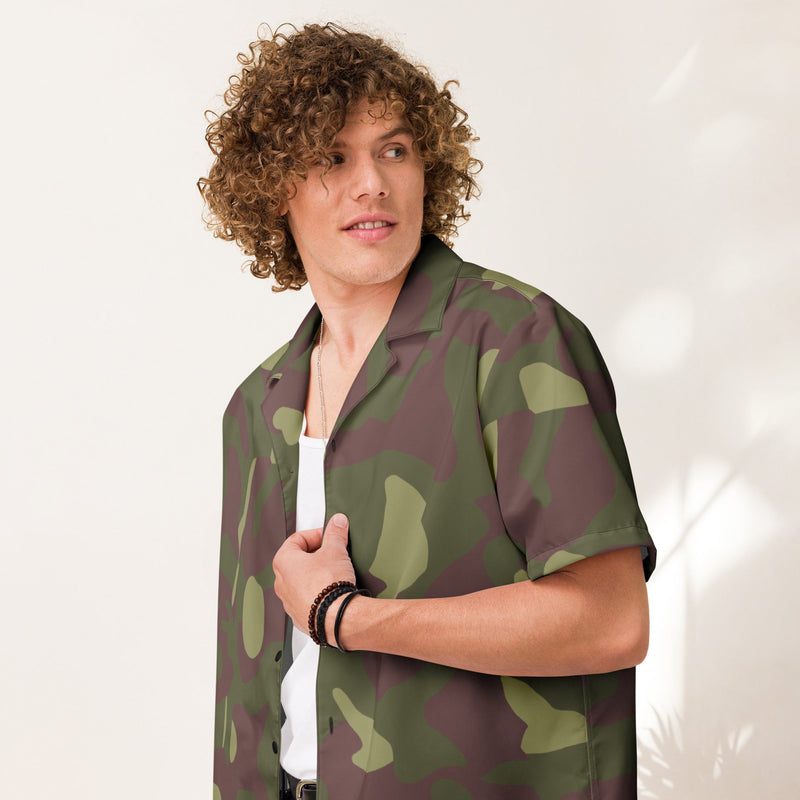M62 Cucumber Relish CAMO Unisex Short-Sleeve Button Shirt - Button-Up