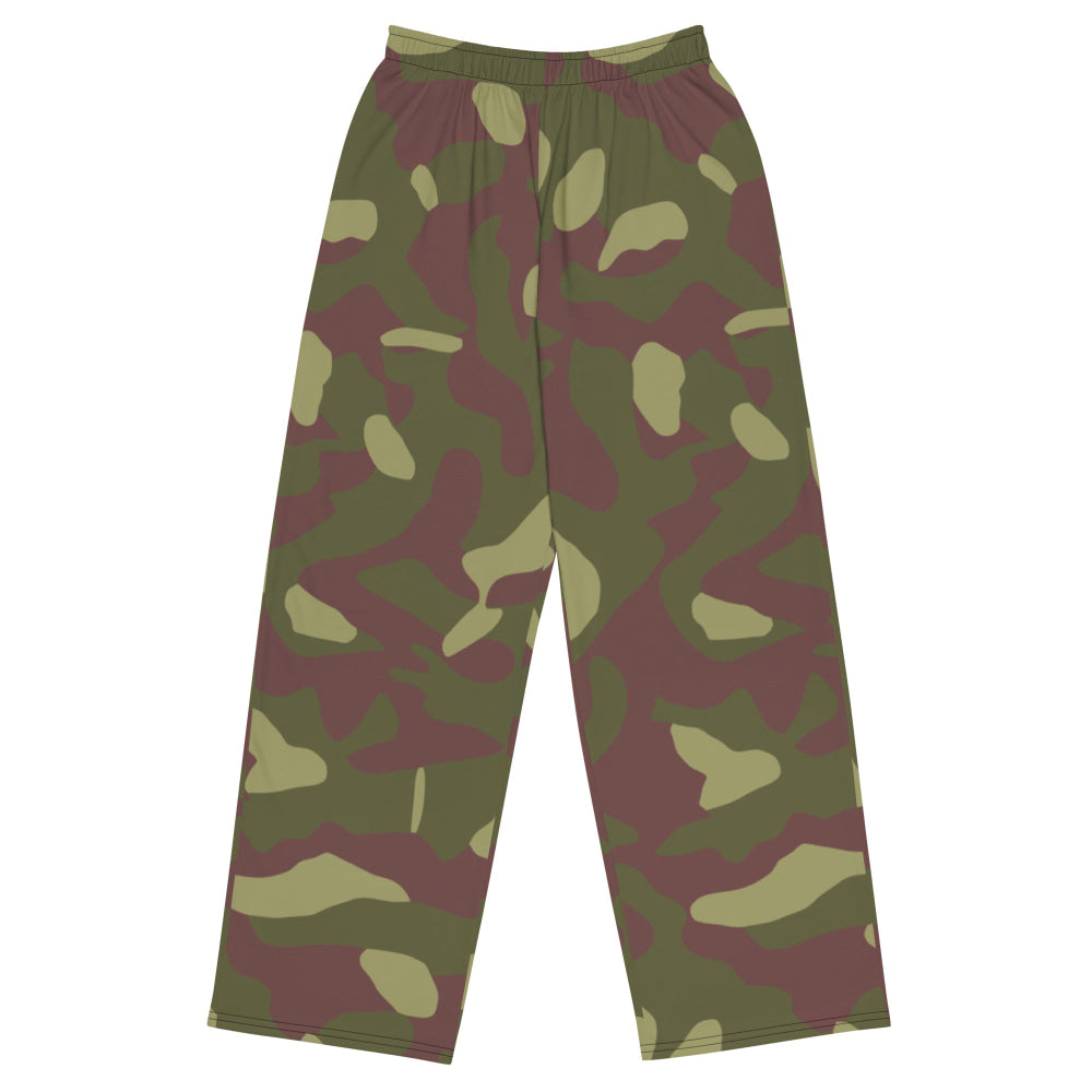 Finnish M62 CAMO unisex wide-leg pants - 2XS - Unisex Wide-Leg Pants