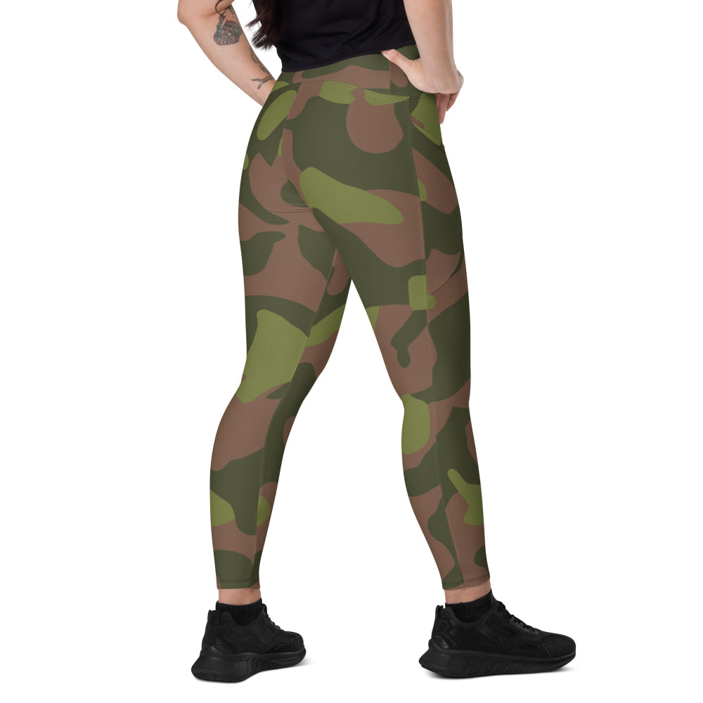 Finnish M91 CAMO Leggings with pockets - 2XS - Womens With Pockets