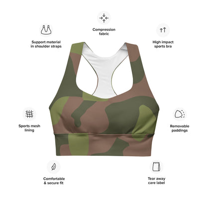 Finnish M91 CAMO Longline sports bra - Womens Sports Bra