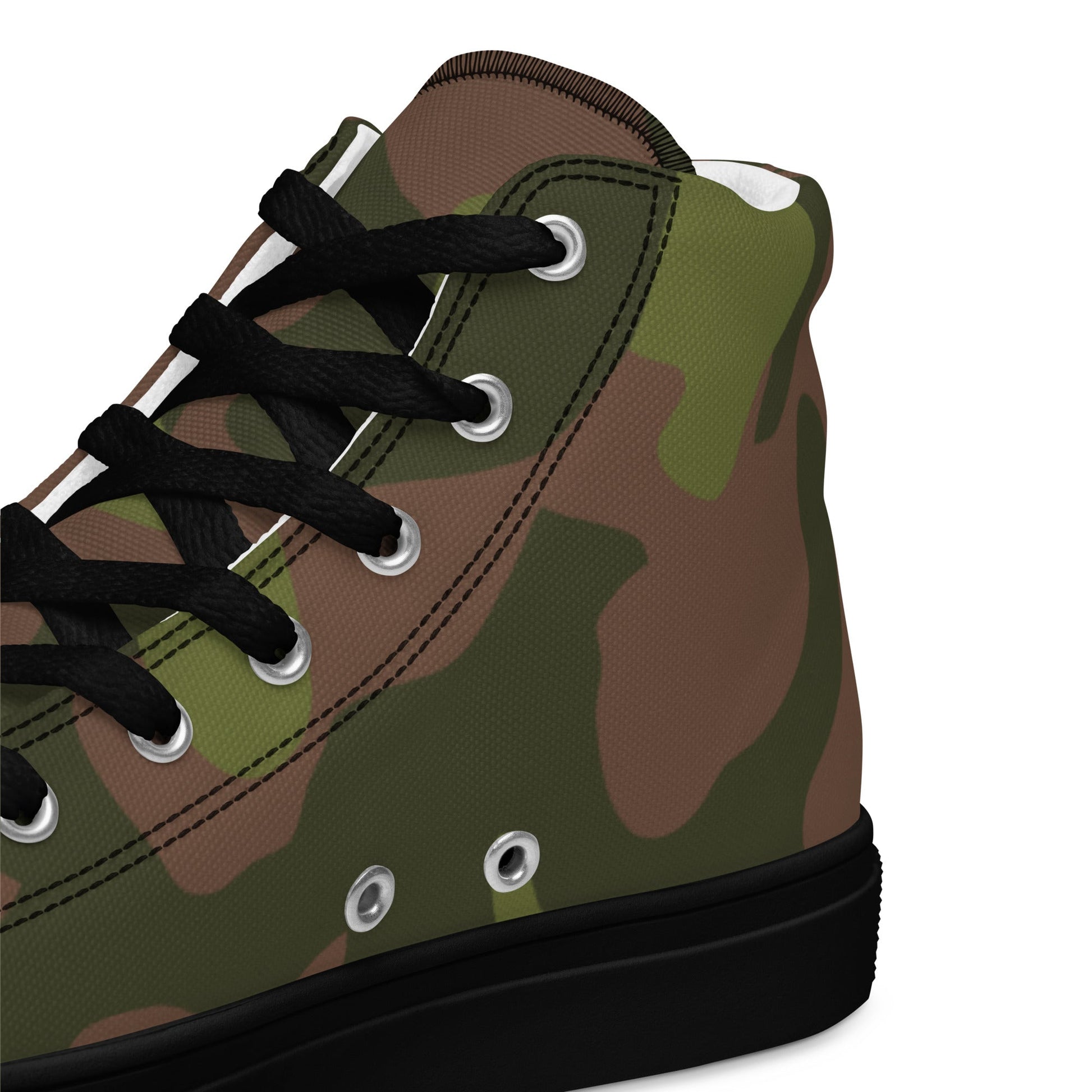 Finnish M91 CAMO Mens high top canvas shoes - High Top Canvas Shoes
