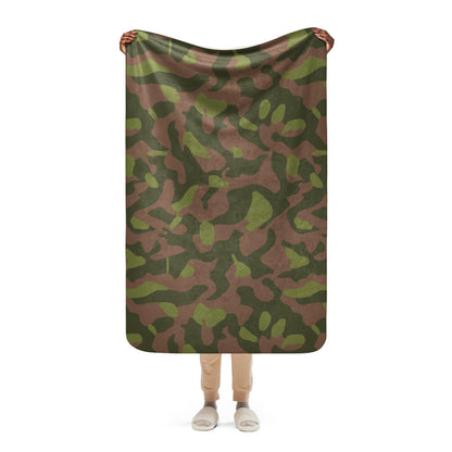 Finnish M91 CAMO Sherpa blanket - 37″×57″ - Blanket