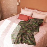 M91 Cucumber Relish CAMO Sherpa Blanket